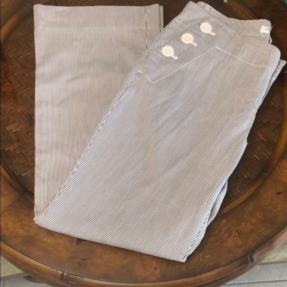 Banana Republic Martin Fit Pinstriped Pant